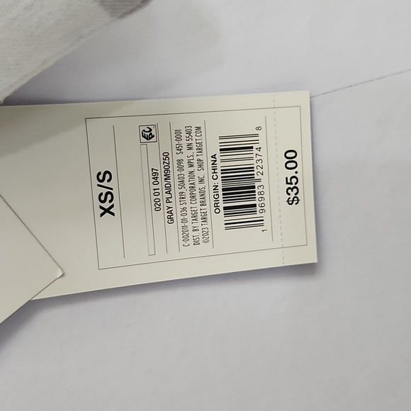 NWT Stars Above Gray Plaid Cozy Flannel Robe Size XS/S - Picture 10 of 10